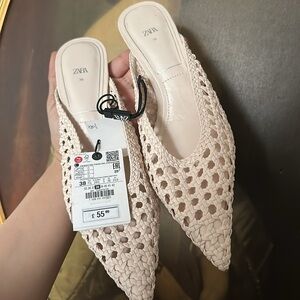 Zara Wooden Block Heels